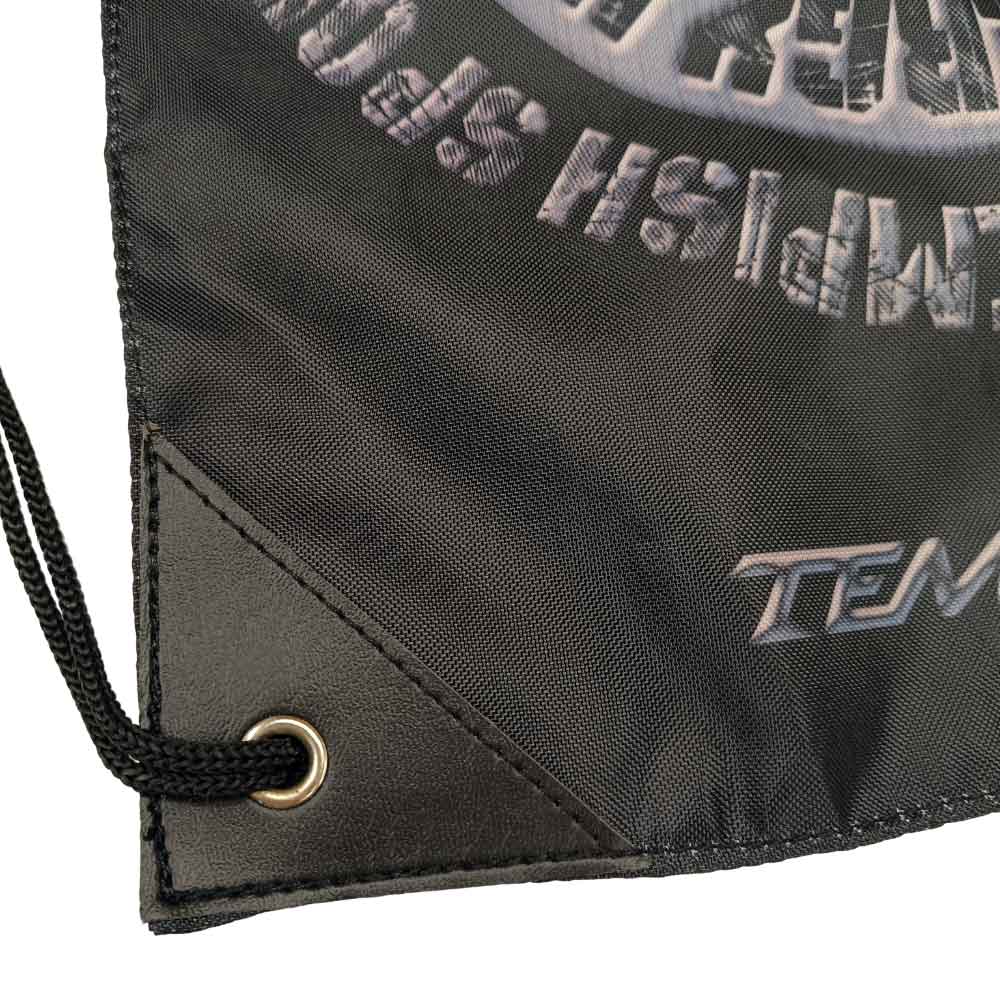 Τσάντα πλάτης με κορδόνια Tempish Hitts Black Logo