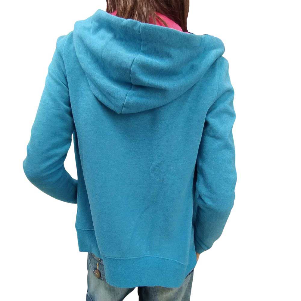Φούτερ ζακέτα γυναικεία Zoo York Straw Blown Hoodie Blue Heather